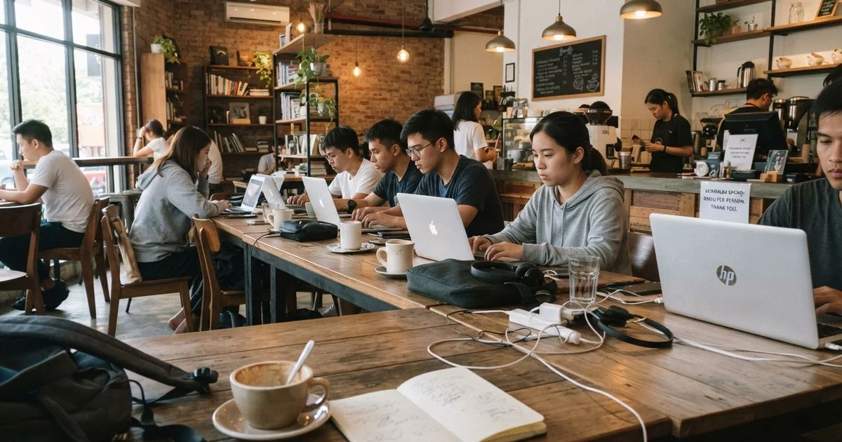 Minimum spend and the hidden costs of working from a Puchong cafe