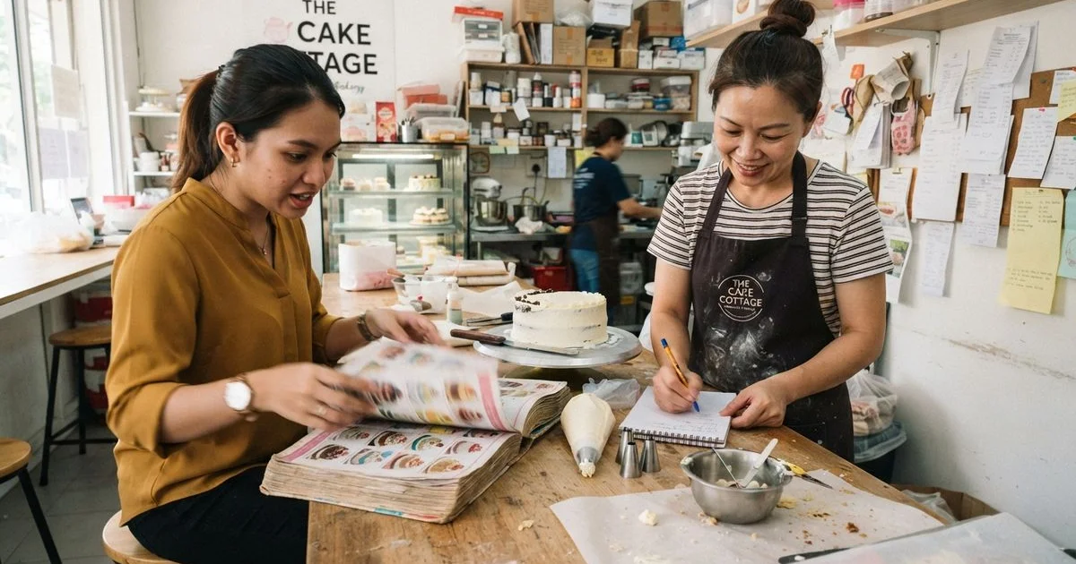Ordering a custom cake in Puchong: the process from enquiry to pickup