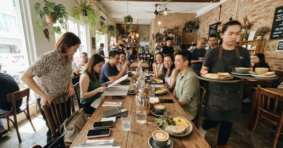 Planning a group brunch or celebration at a Puchong cafe