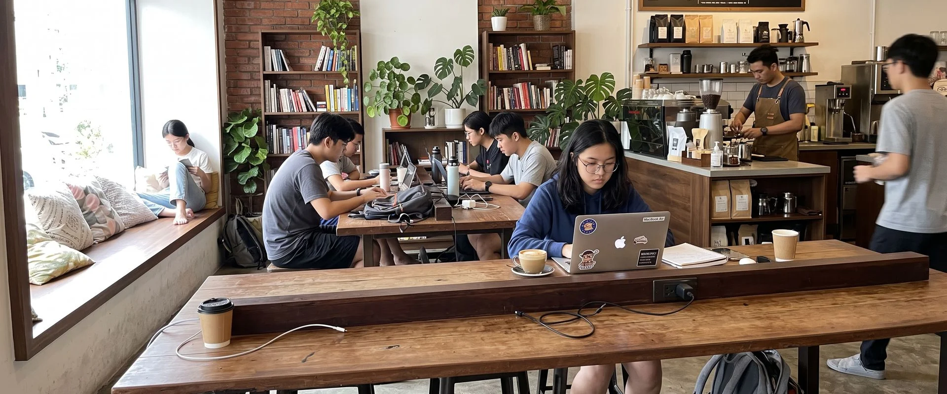 Study & Laptop-Friendly Cafe