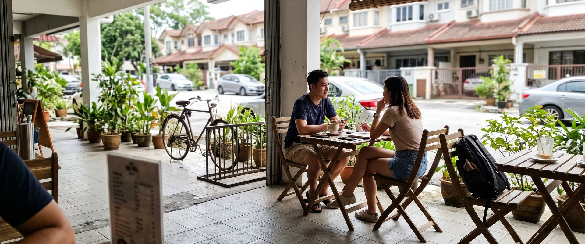cafe in Taman Kinrara, Puchong