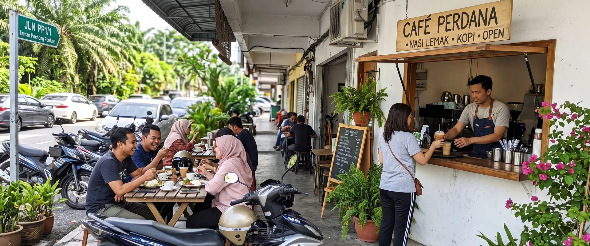 cafe in Taman Puchong Perdana, Puchong